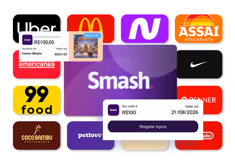 Tela de envio de reconhecimento na plataforma Smash